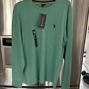 U.S. Polo Assn. Teal Long Sleeve Shirt